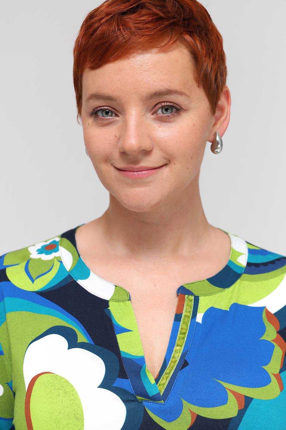 Блуза Via Appia с цветочным принтом