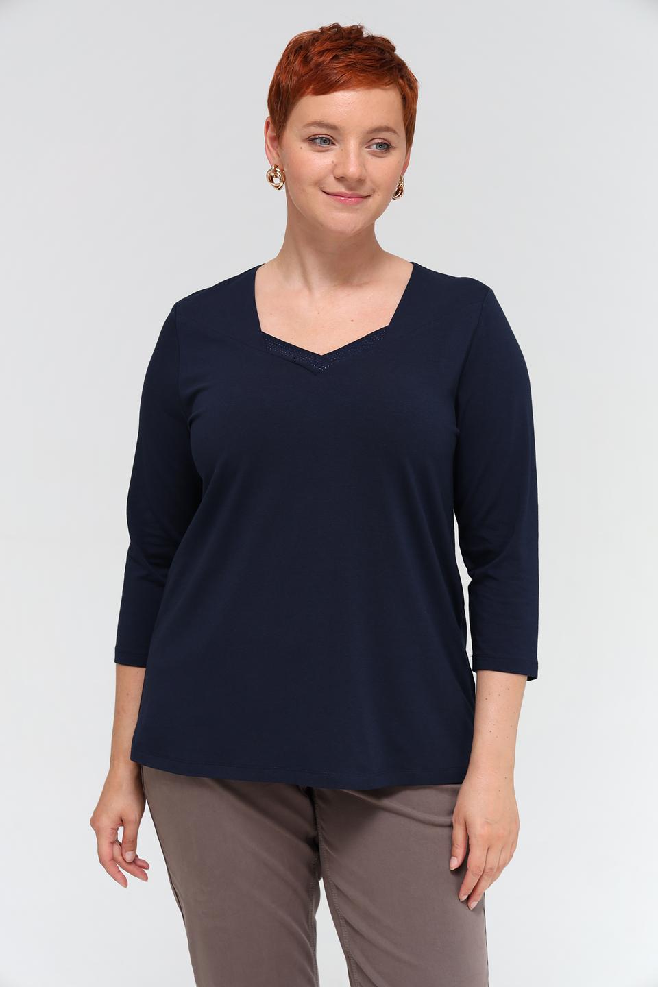 Футболка Via Appia DUE женская темно-синяя