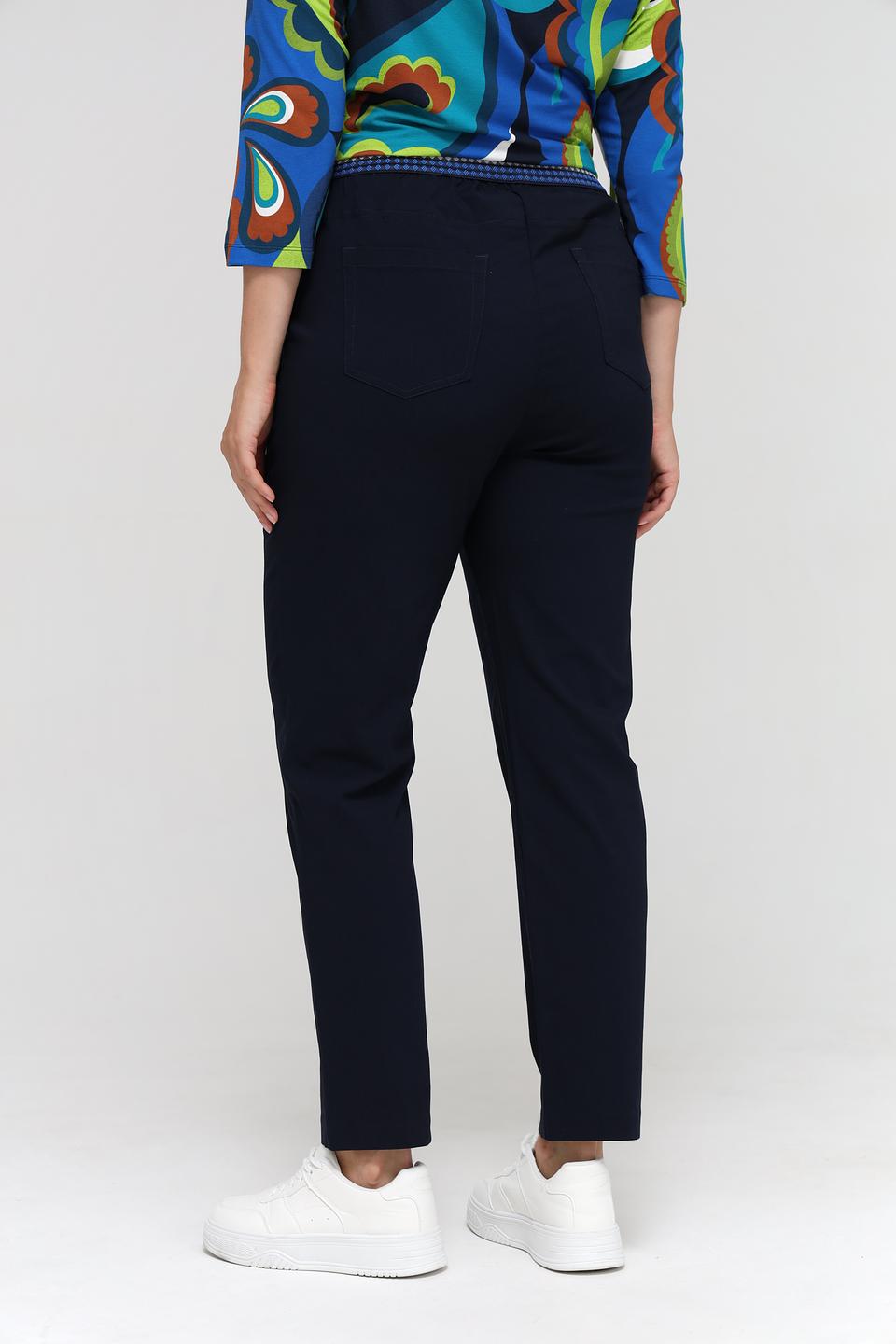 Брюки Via Appia DUE женские темно-синие