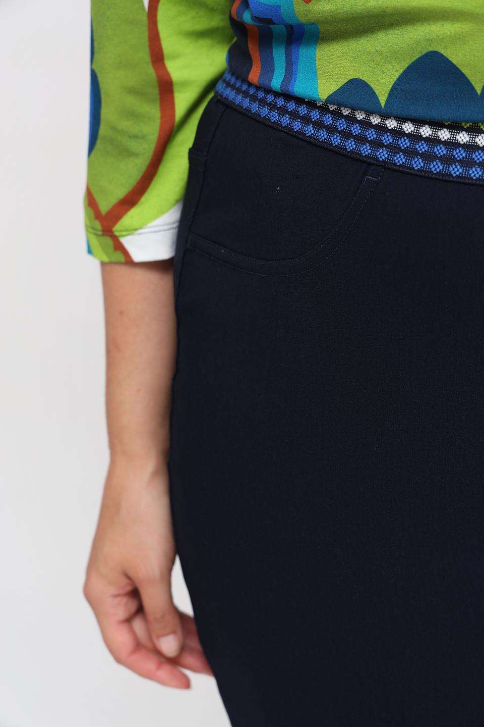 Брюки Via Appia DUE женские темно-синие