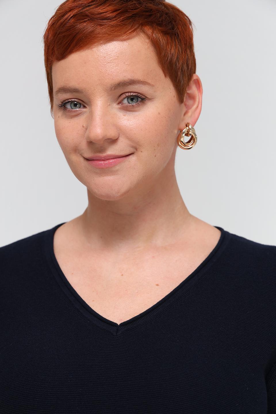 Пуловер Via Appia V-образный вырез