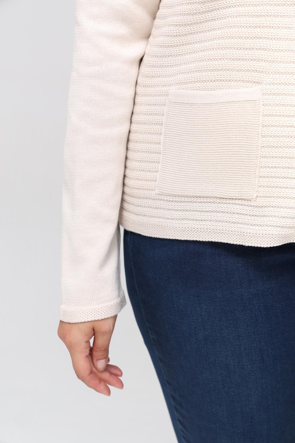 Жакет Olsen бежевый на молнии