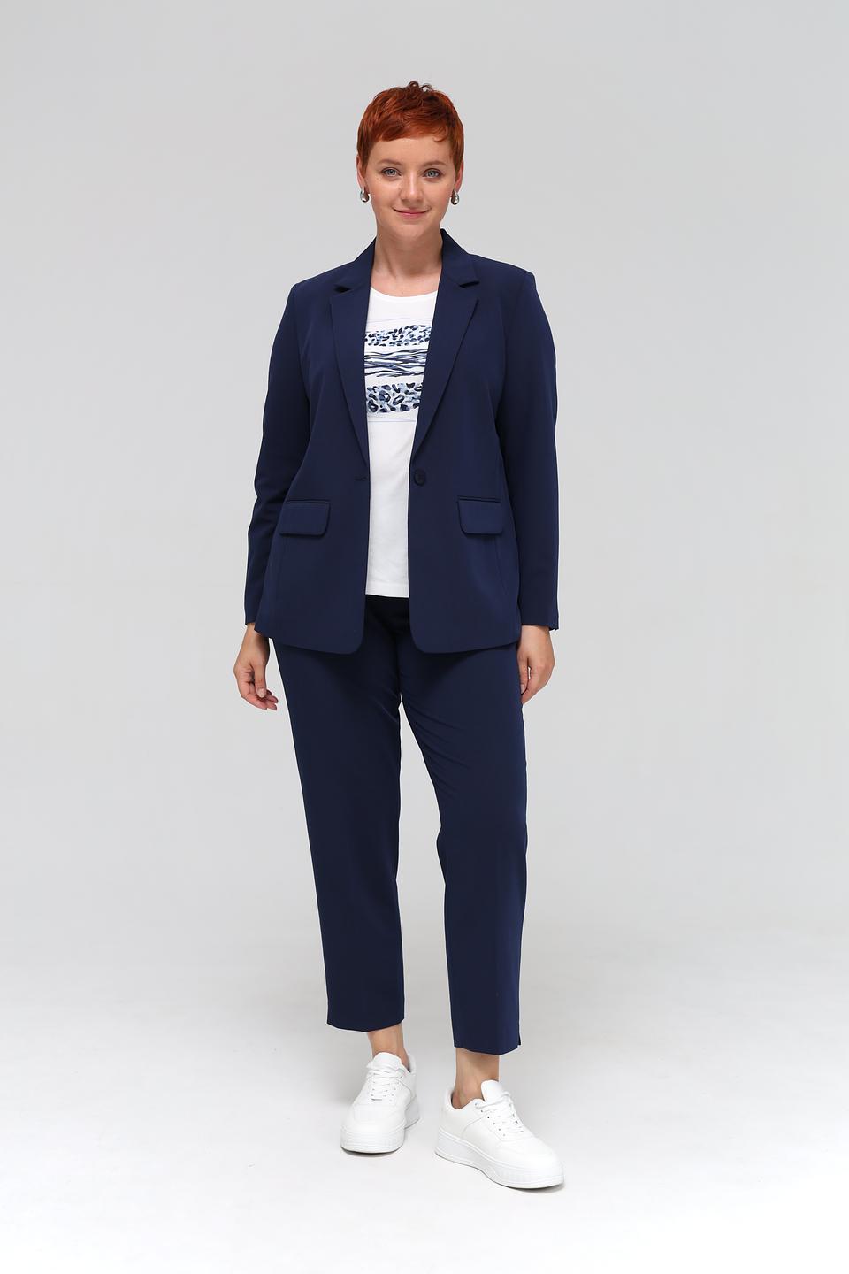 Жакет Olsen приталенный синий