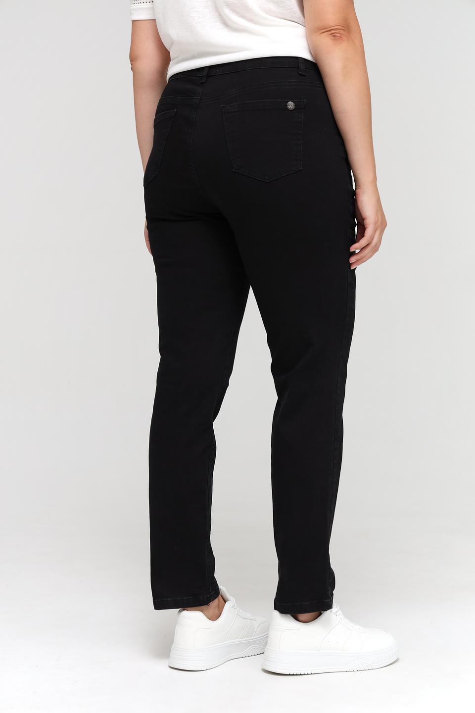 Джинсы Lebek прямые чёрные