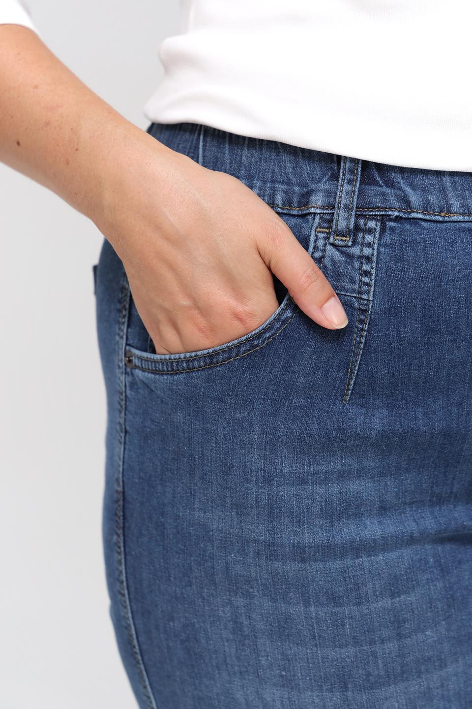 Джинсы Via Appia капри синие