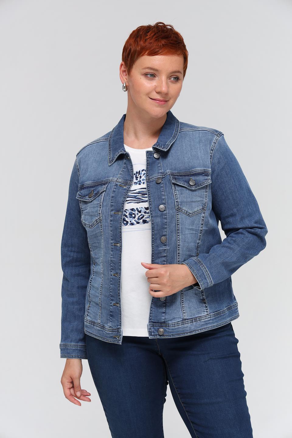 Жакет Via Appia джинсовый синий