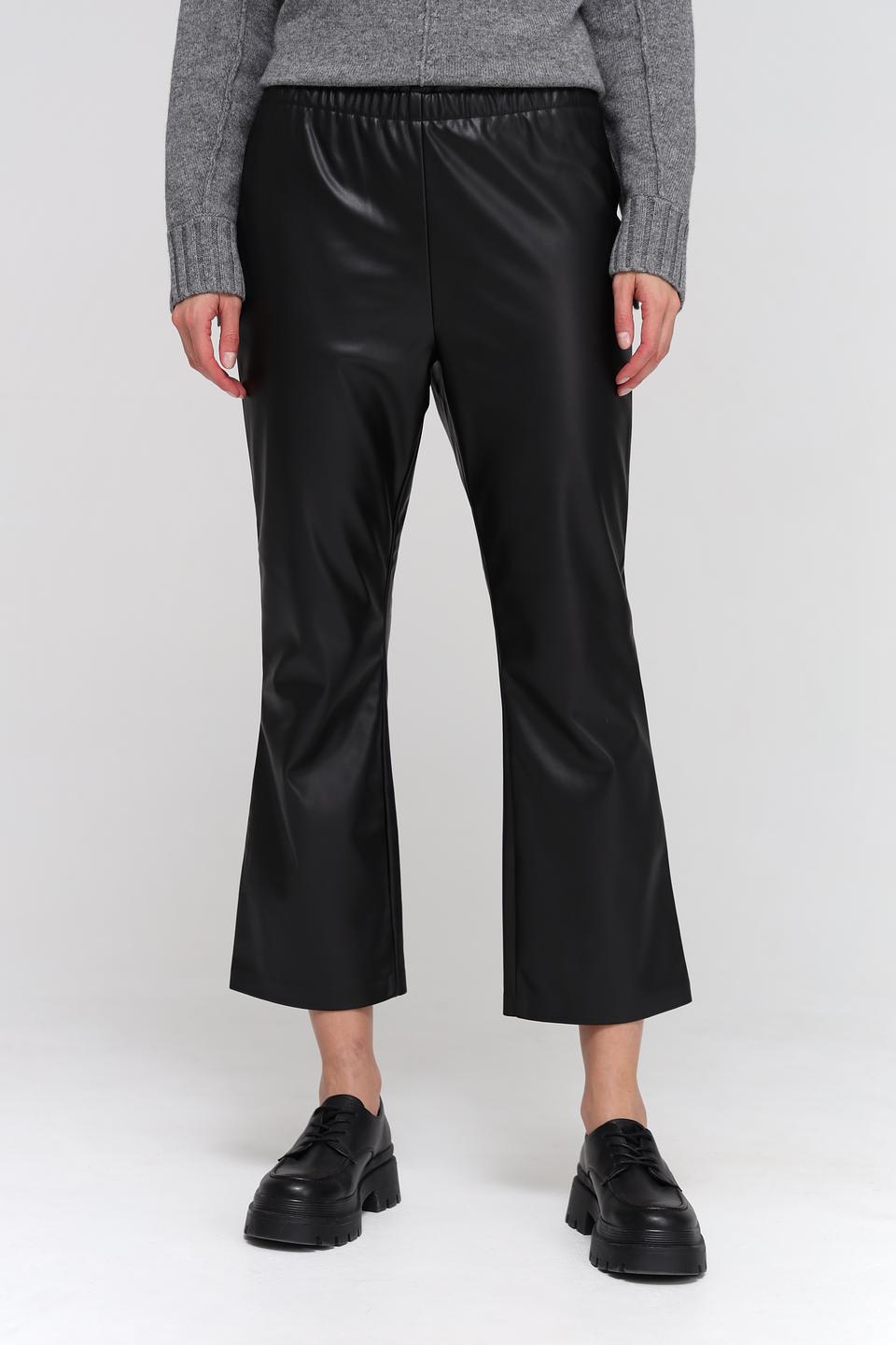 Брюки кожа Broadway чёрные