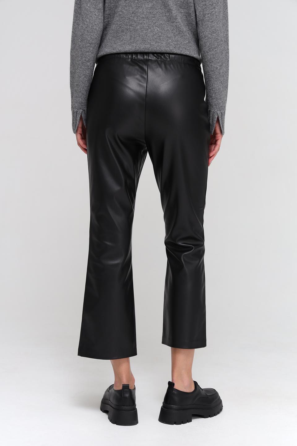 Брюки кожа Broadway чёрные