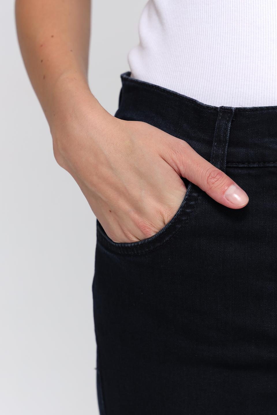 Джинсы Angels прямого кроя тёмно-синие