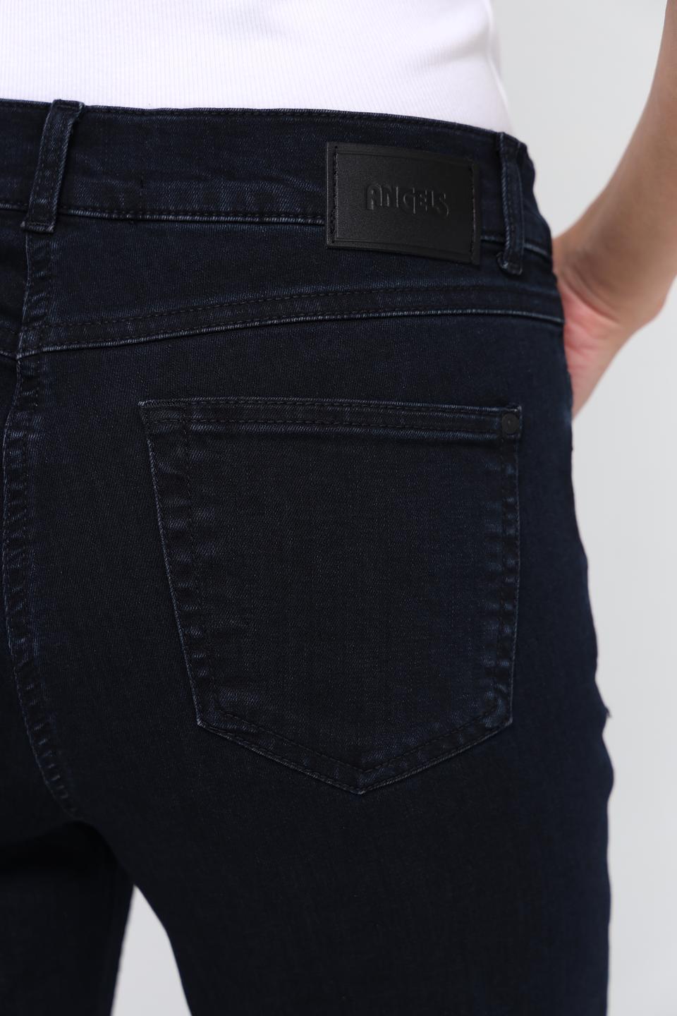 Джинсы Angels прямого кроя тёмно-синие
