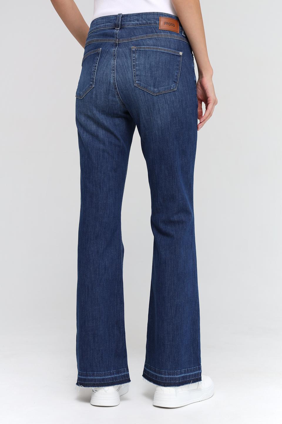 Джинсы Angels клеш тёмно-синие