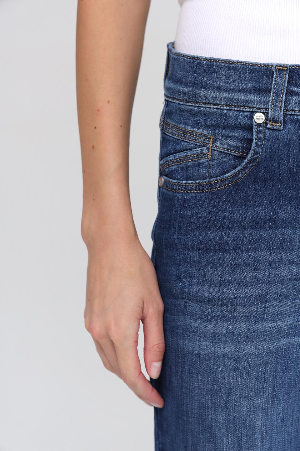 Джинсы Angels клеш тёмно-синие