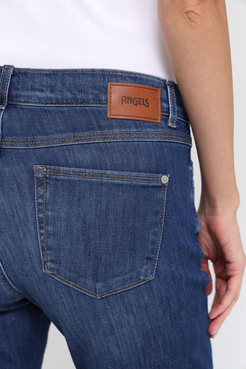 Джинсы Angels клеш тёмно-синие