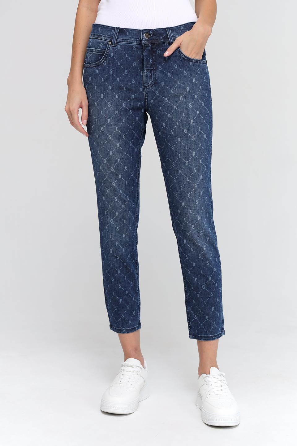 Джинсы Angels с принтом лого