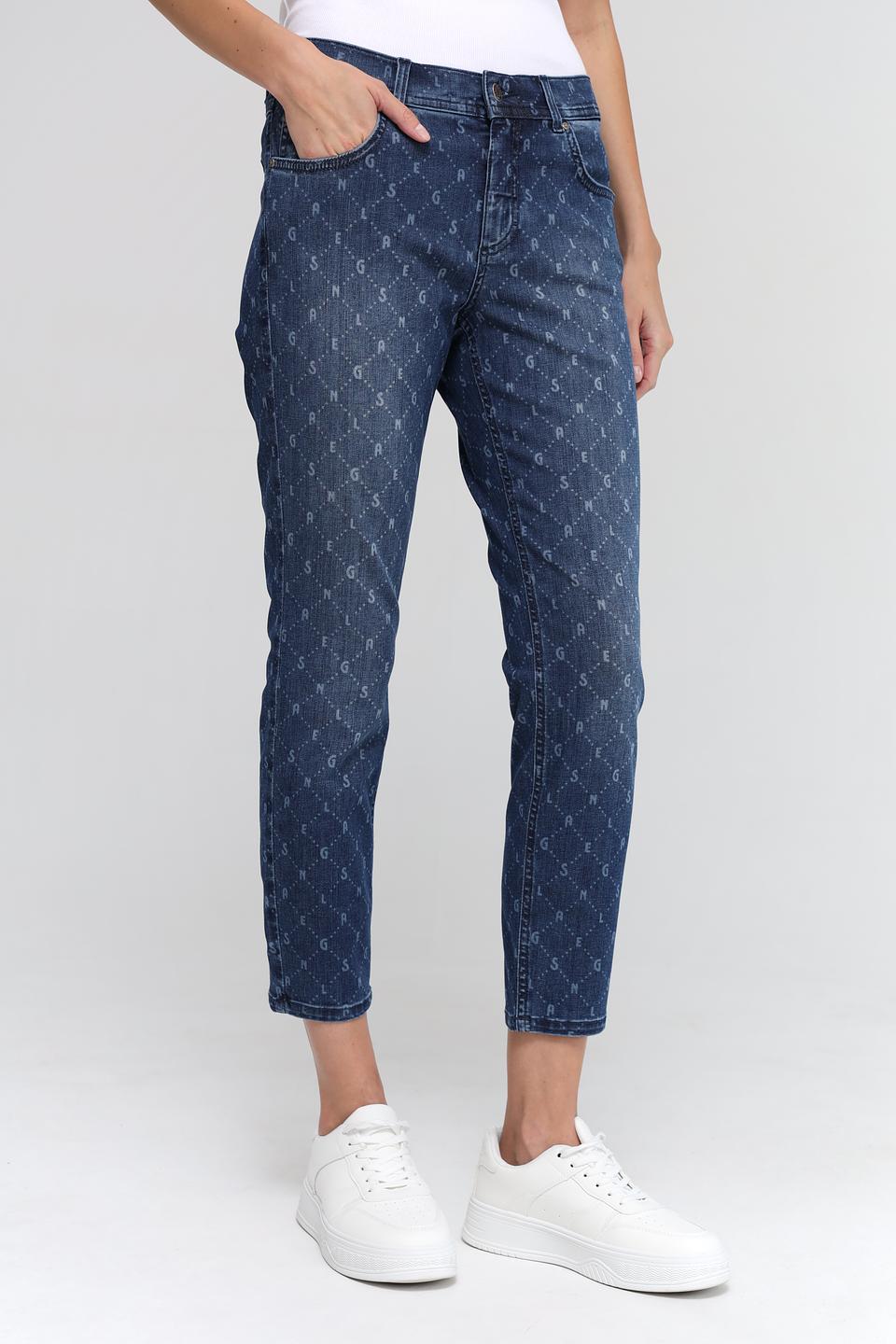 Джинсы Angels с принтом лого