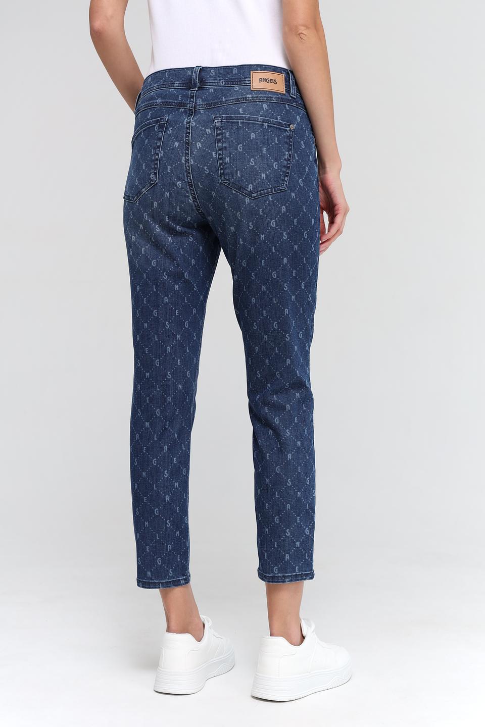 Джинсы Angels с принтом лого
