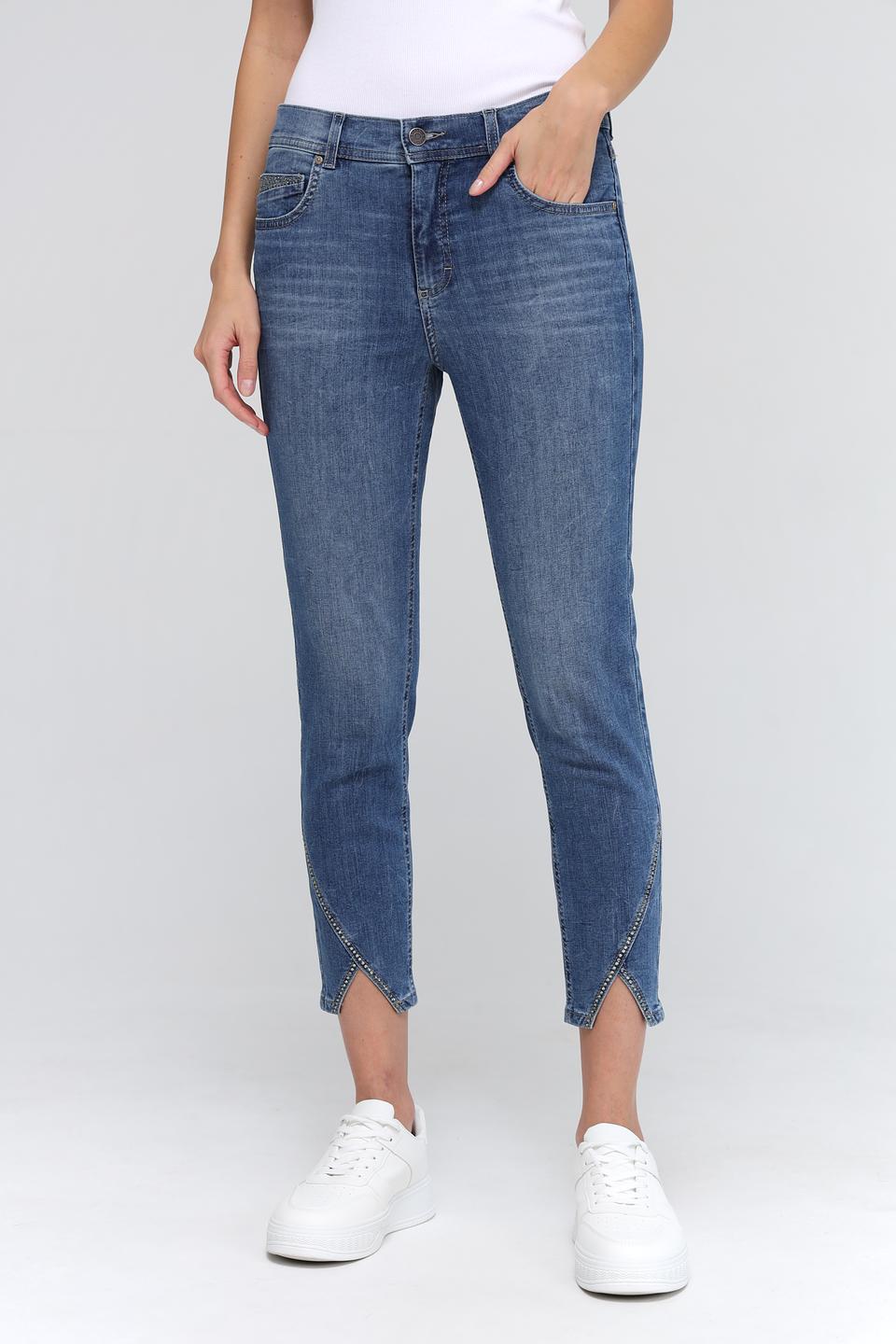 Джинсы Angels с разрезами синие