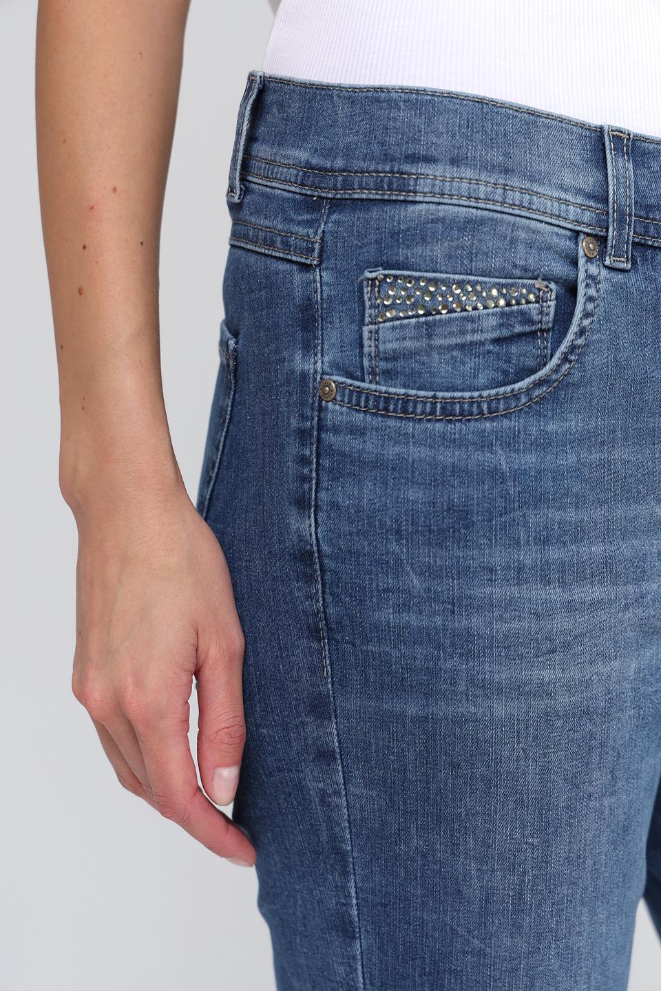 Джинсы Angels с разрезами синие