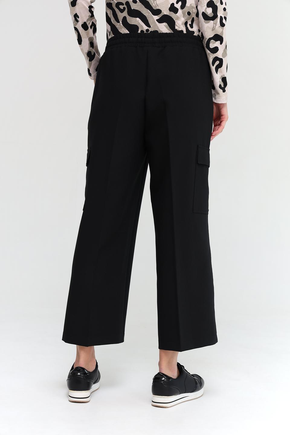 Брюки Bugatti чёрные с карманами