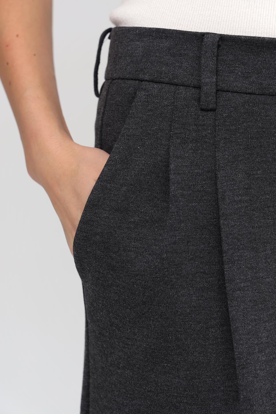 Брюки классические Oui серые