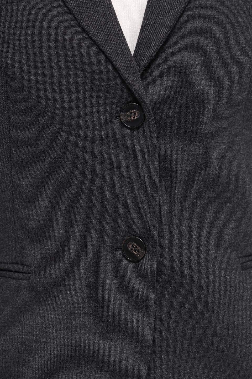 Жакет Oui приталенный серый