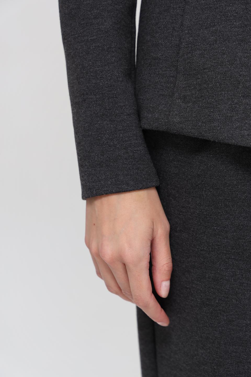 Жакет Oui приталенный серый