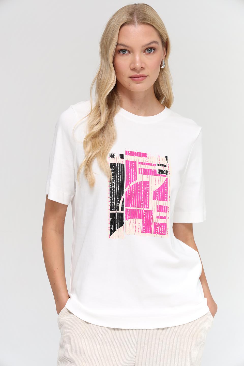 Футболка Oui с принтом, белый