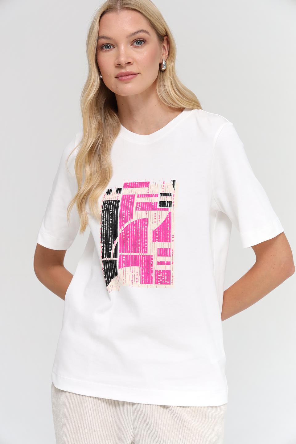 Футболка Oui с принтом, белый