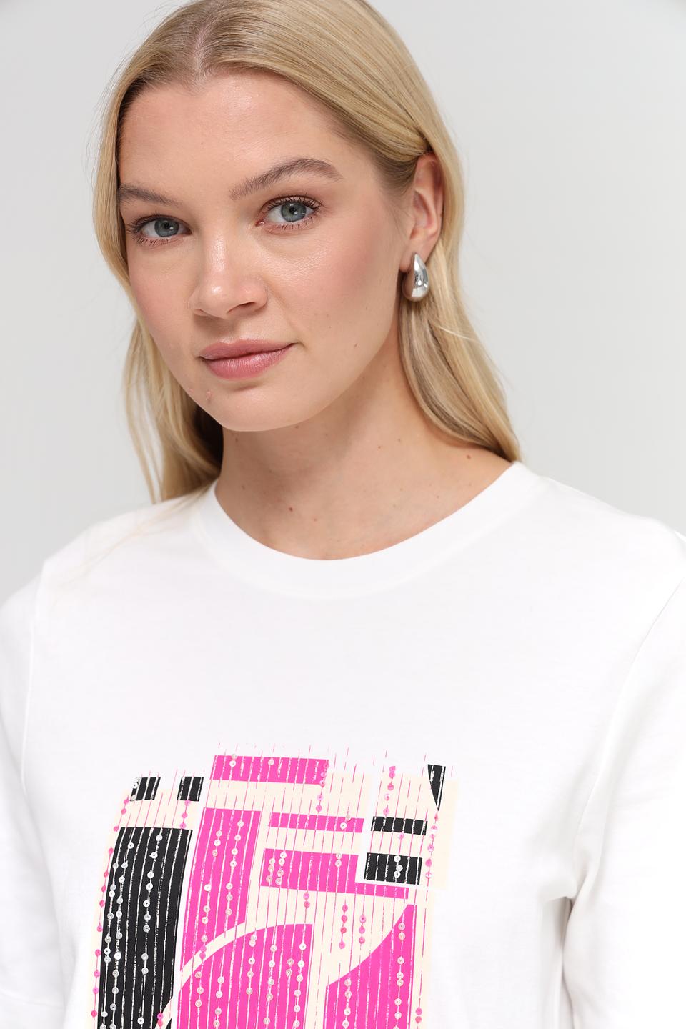 Футболка Oui с принтом, белый