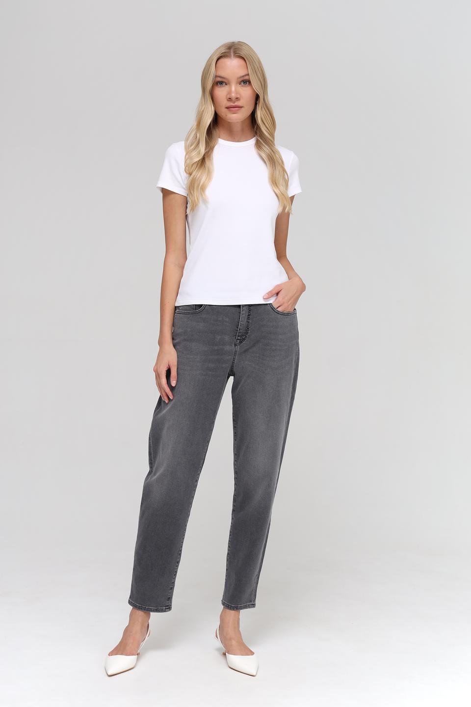 Джинсы Marc Cain серые relaxed fit