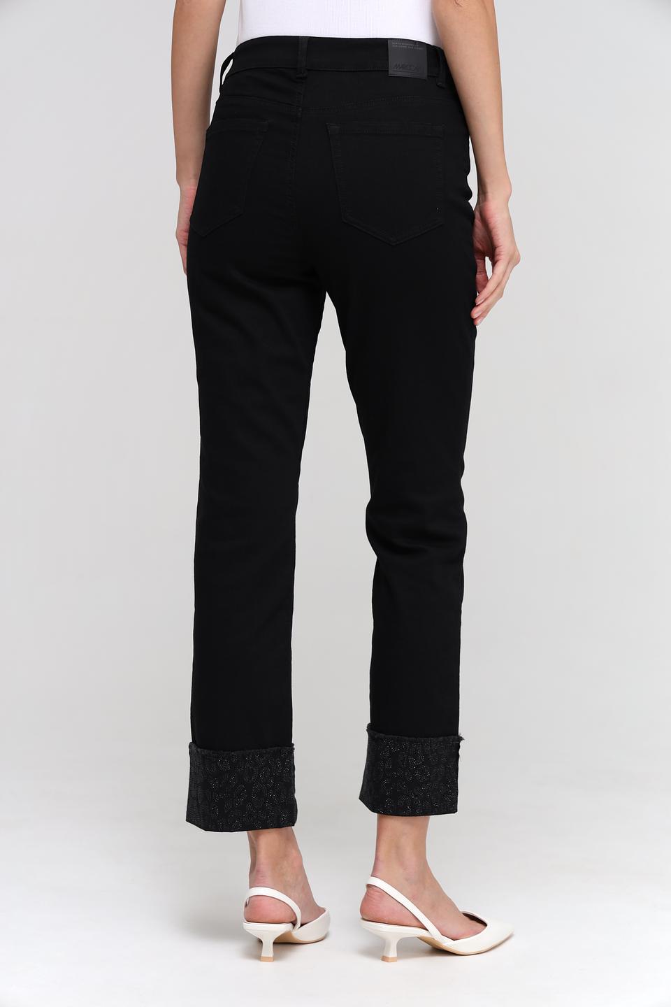 Джинсы Marc Cain с кружевом чёрные