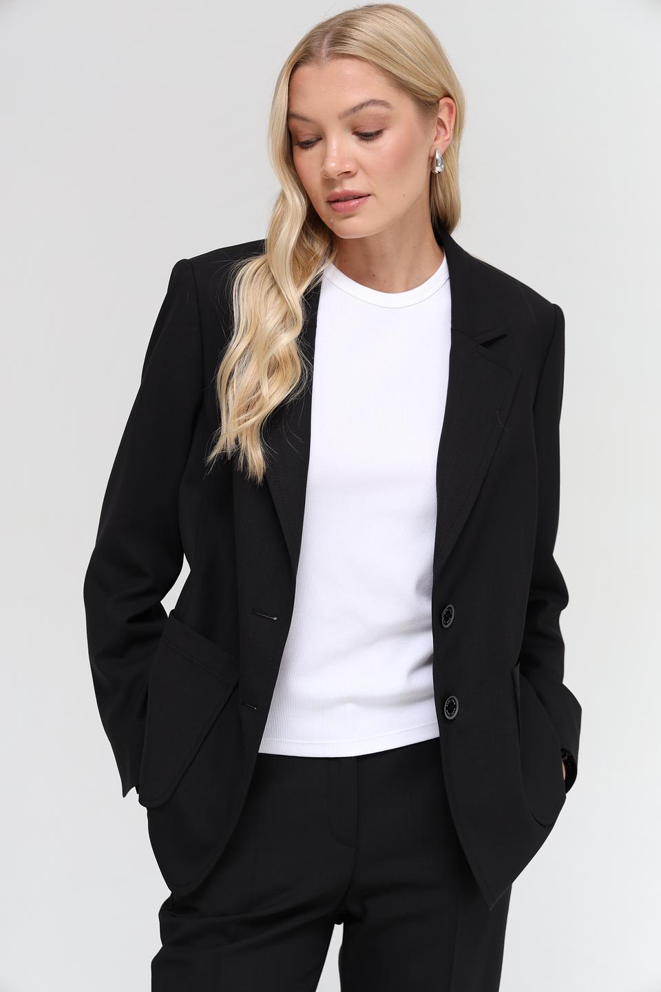 Жакет Marc Cain чёрный приталенный