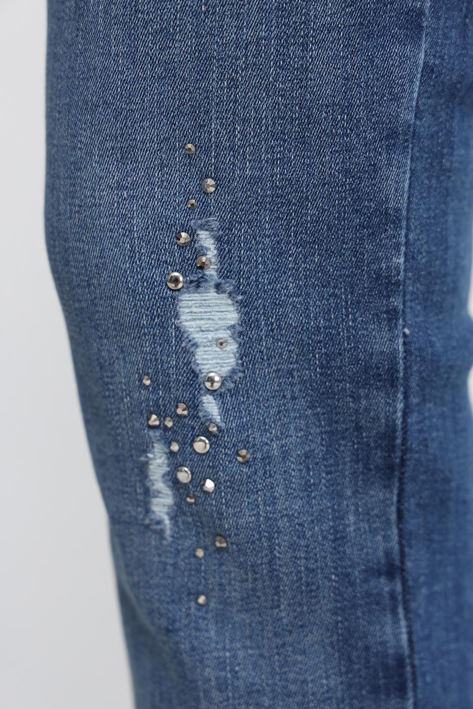 Джинсы Monari с потертостями