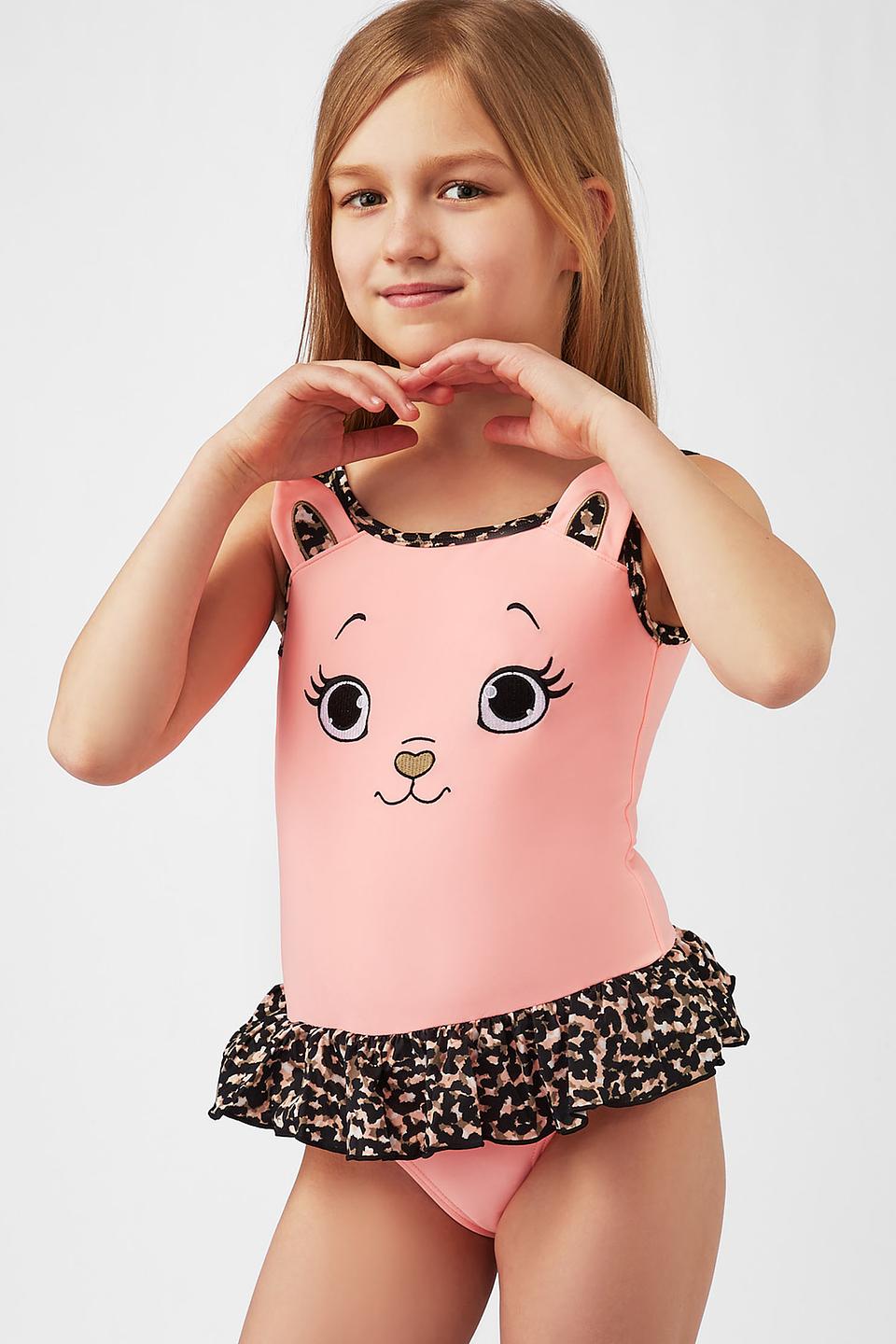 Купальник Lowry girl кошачий розовый