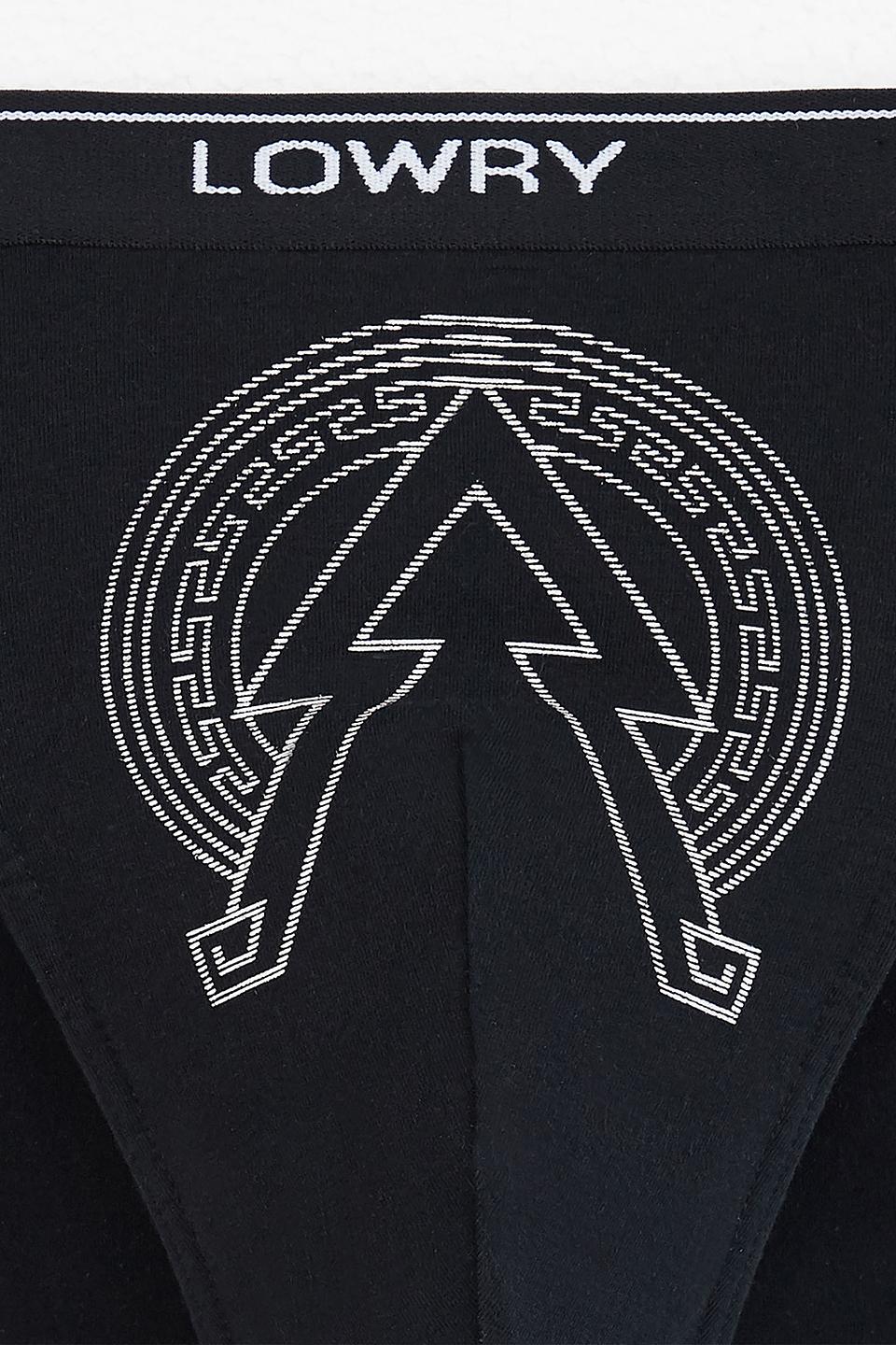 Трусы Lowry мужские чёрные