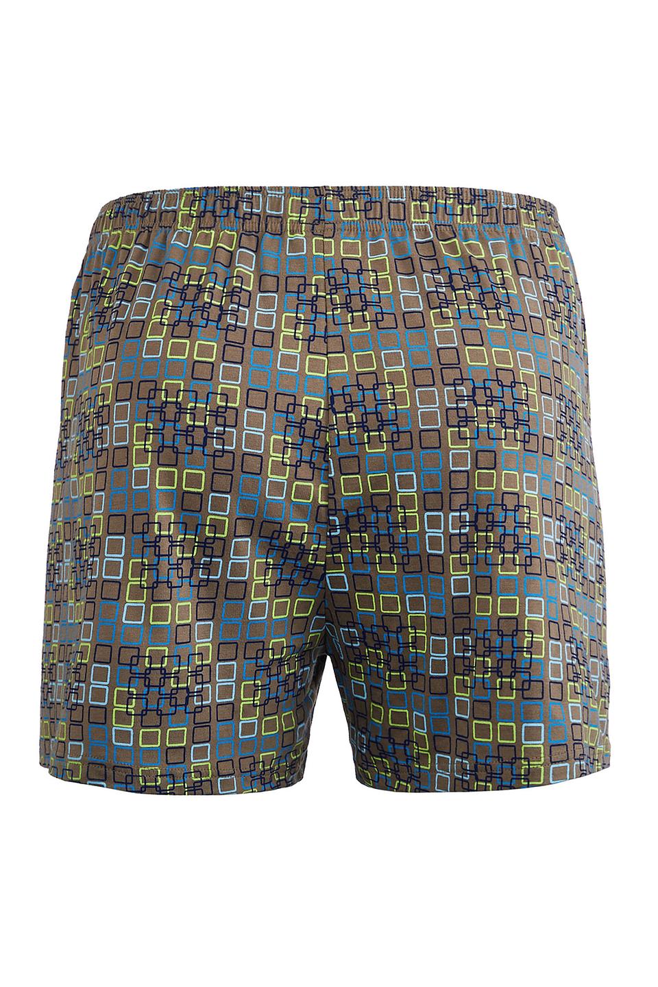 Трусы Lowry мужские в клетку оливковые