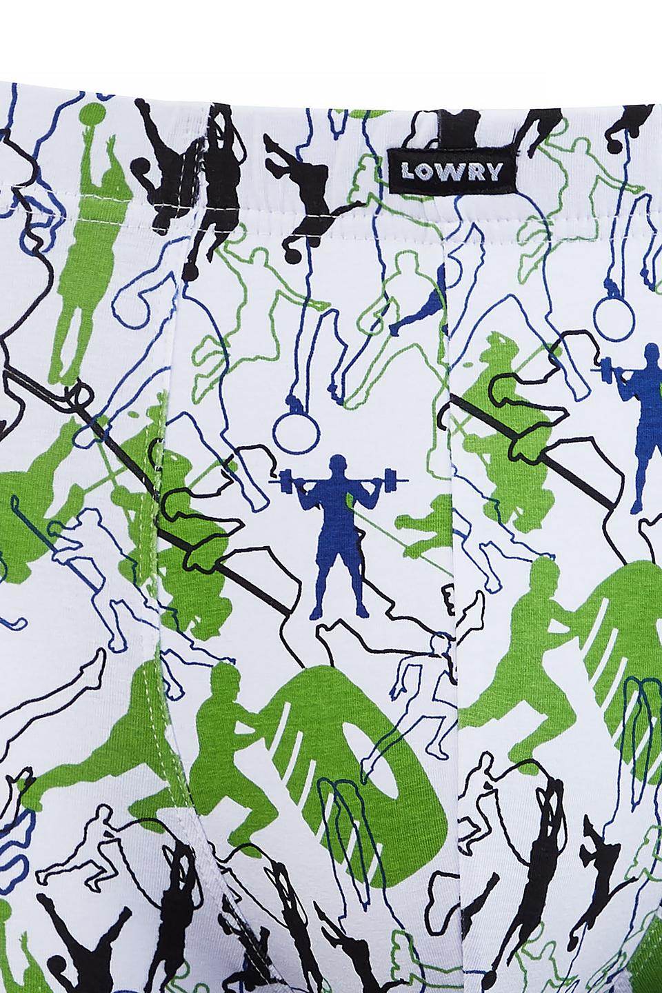 Трусы Lowry с принтом спортивной тематики