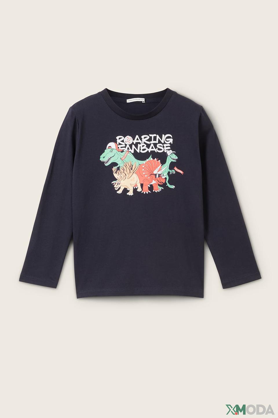 Футболка Tom Tailor с динозаврами синяя