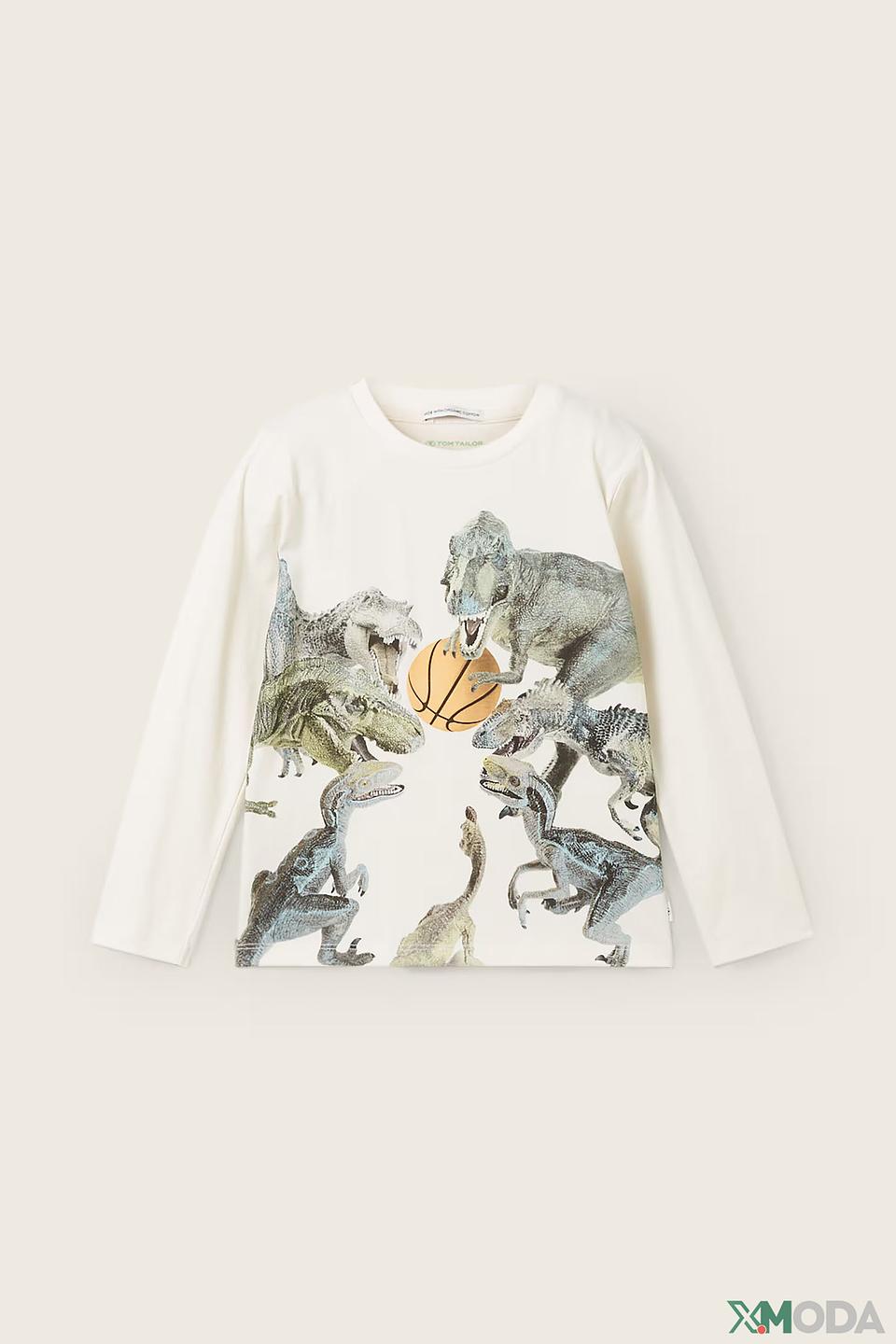 Футболка Tom Tailor динозавры белый