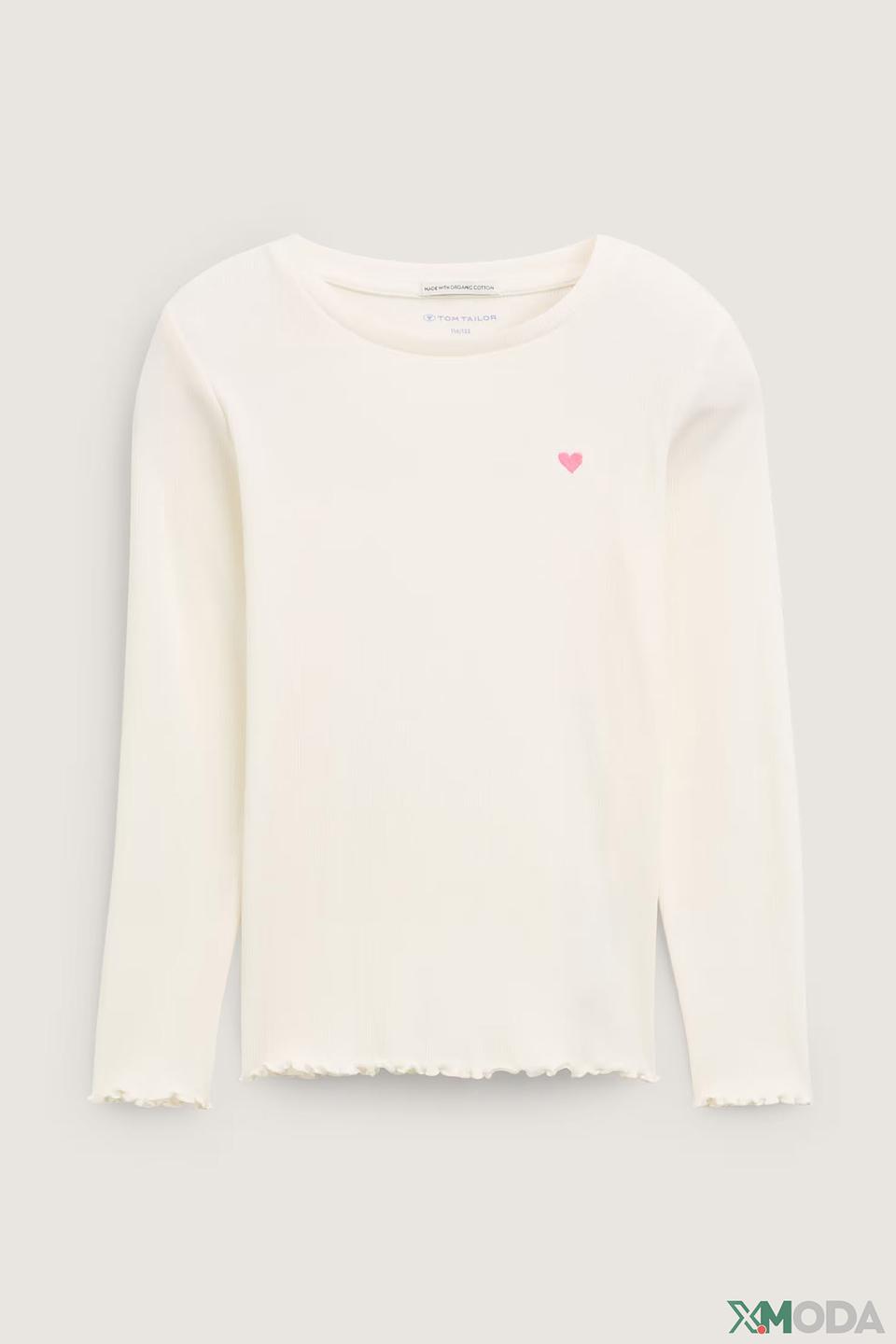 Футболка Tom Tailor дев. с сердцем