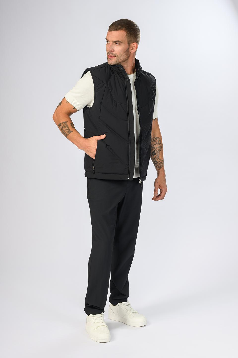 Жилет Boss Green стеганый черный