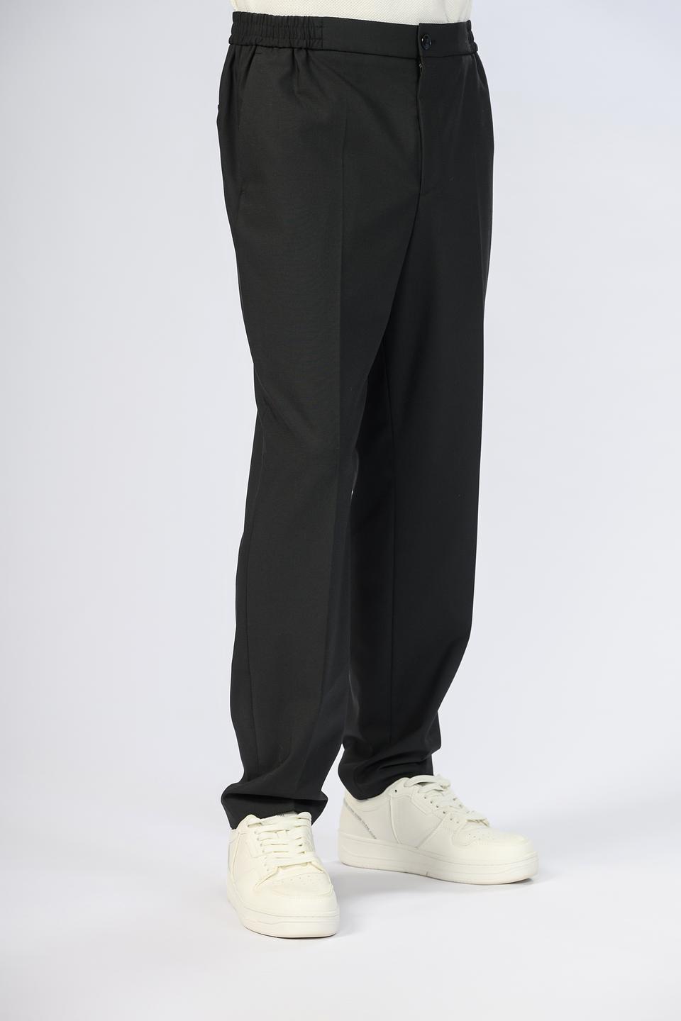 Брюки Hugo мужские черные с резинкой