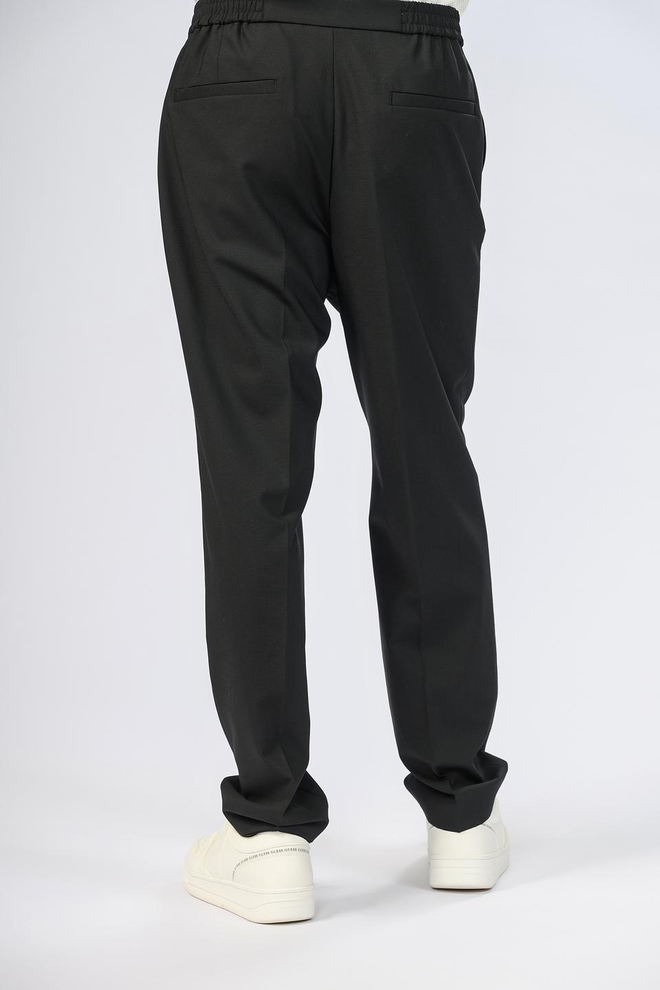 Брюки Hugo мужские черные с резинкой