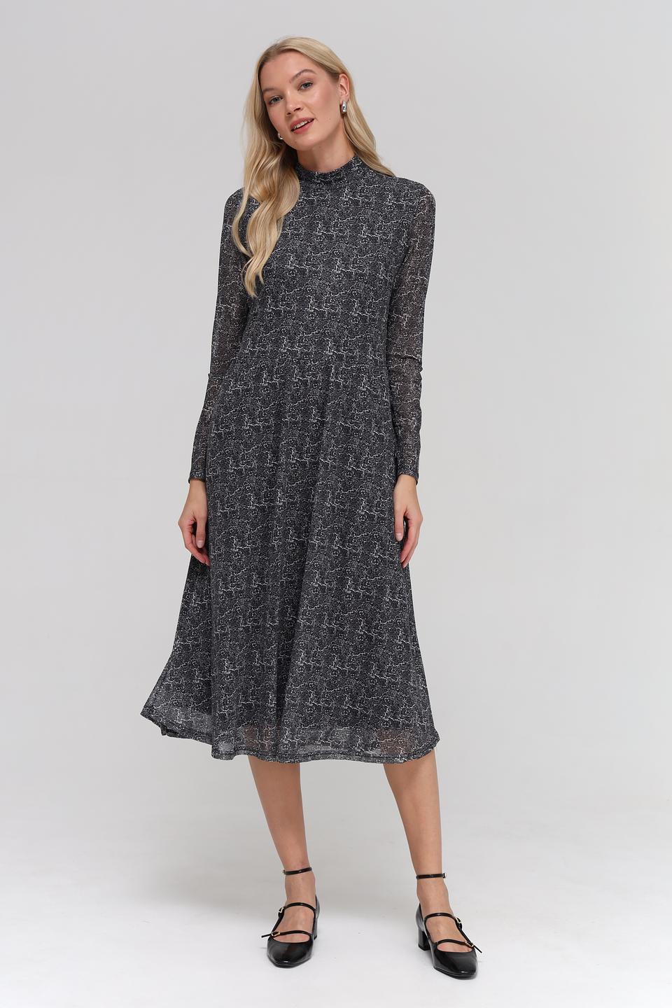 Платье Broadway с принтом чёрный