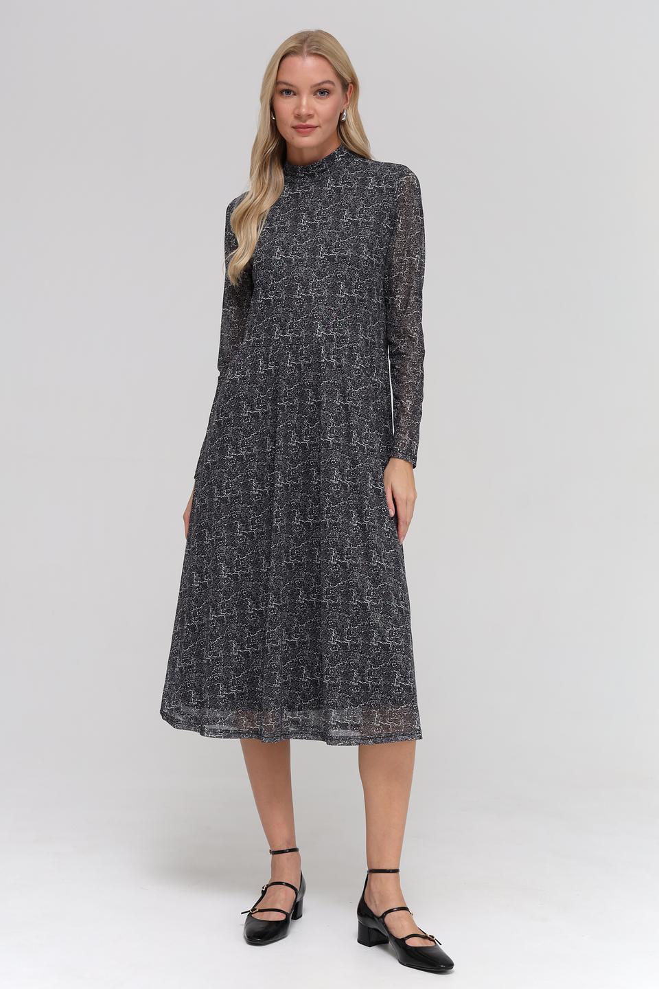 Платье Broadway с принтом чёрный