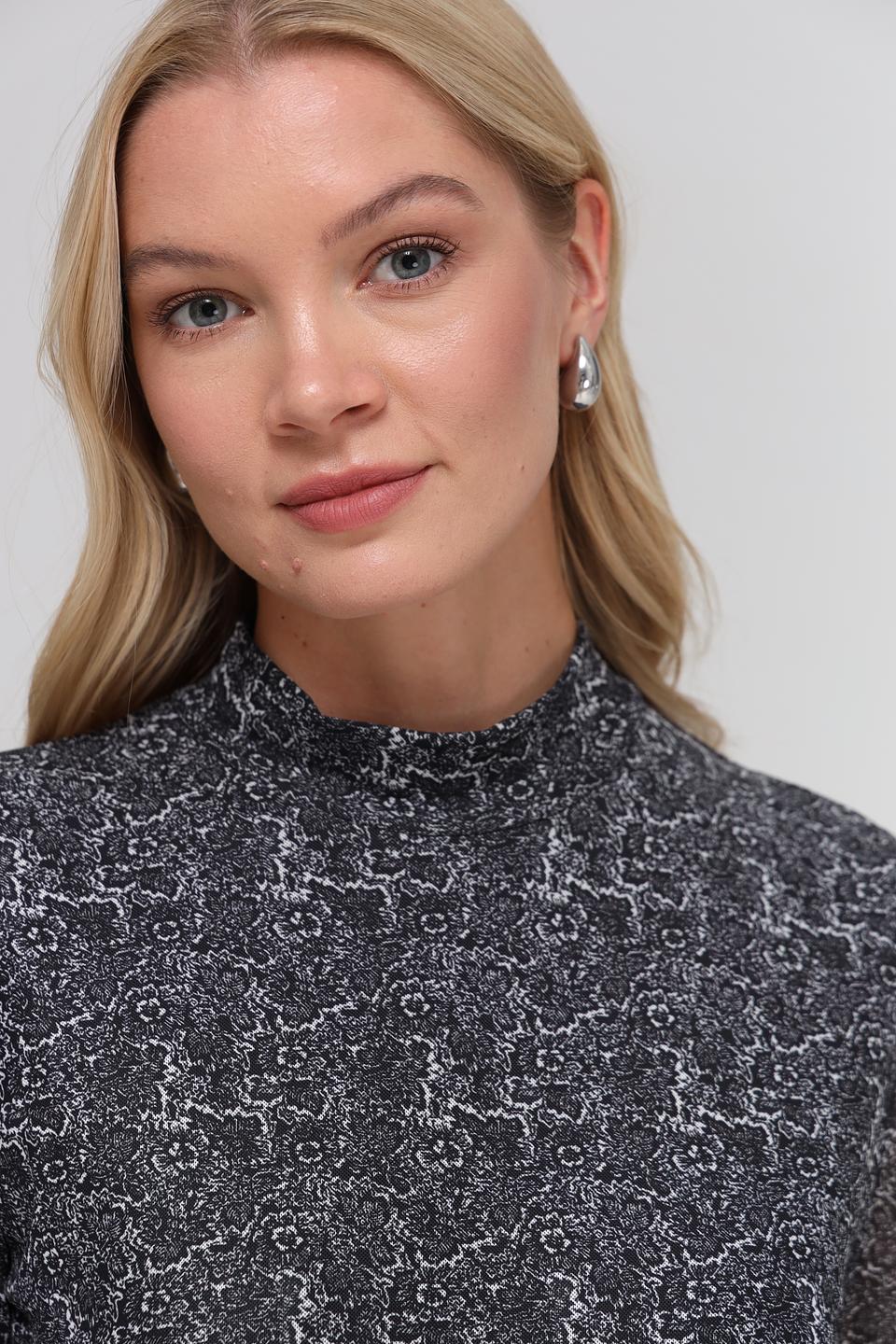 Платье Broadway с принтом чёрный