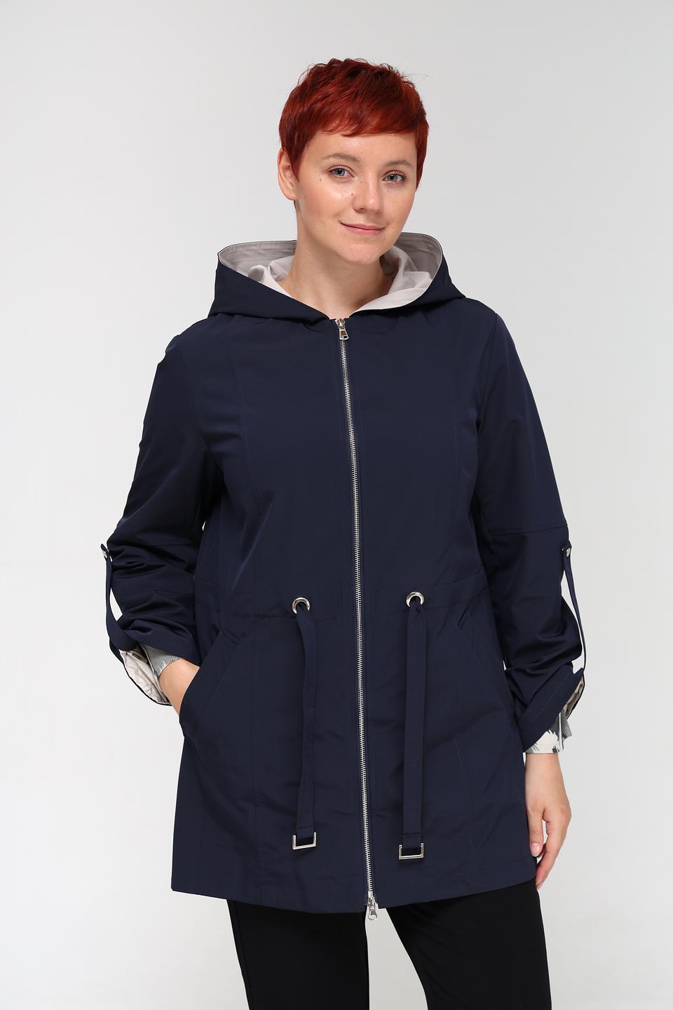 Куртка Pezzo синяя с капюшоном