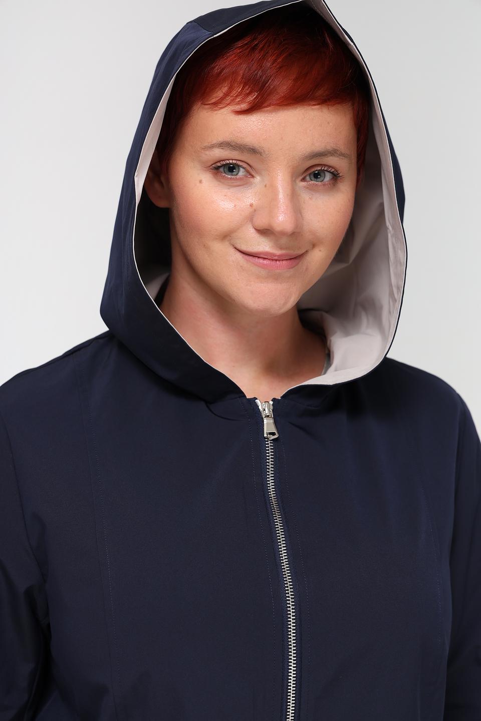 Куртка Pezzo синяя с капюшоном