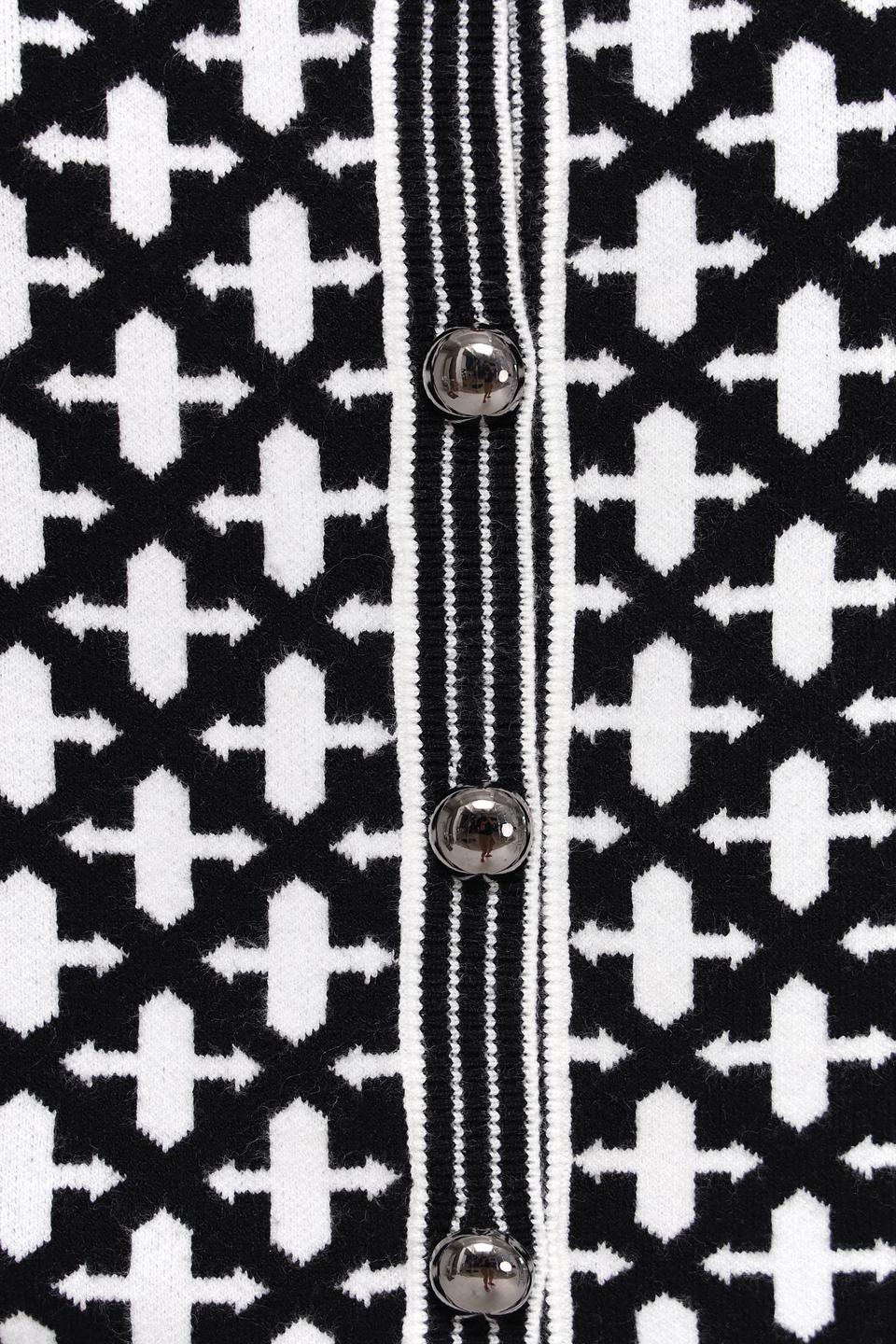 Жакет Passioni в чёрно-белую клетку