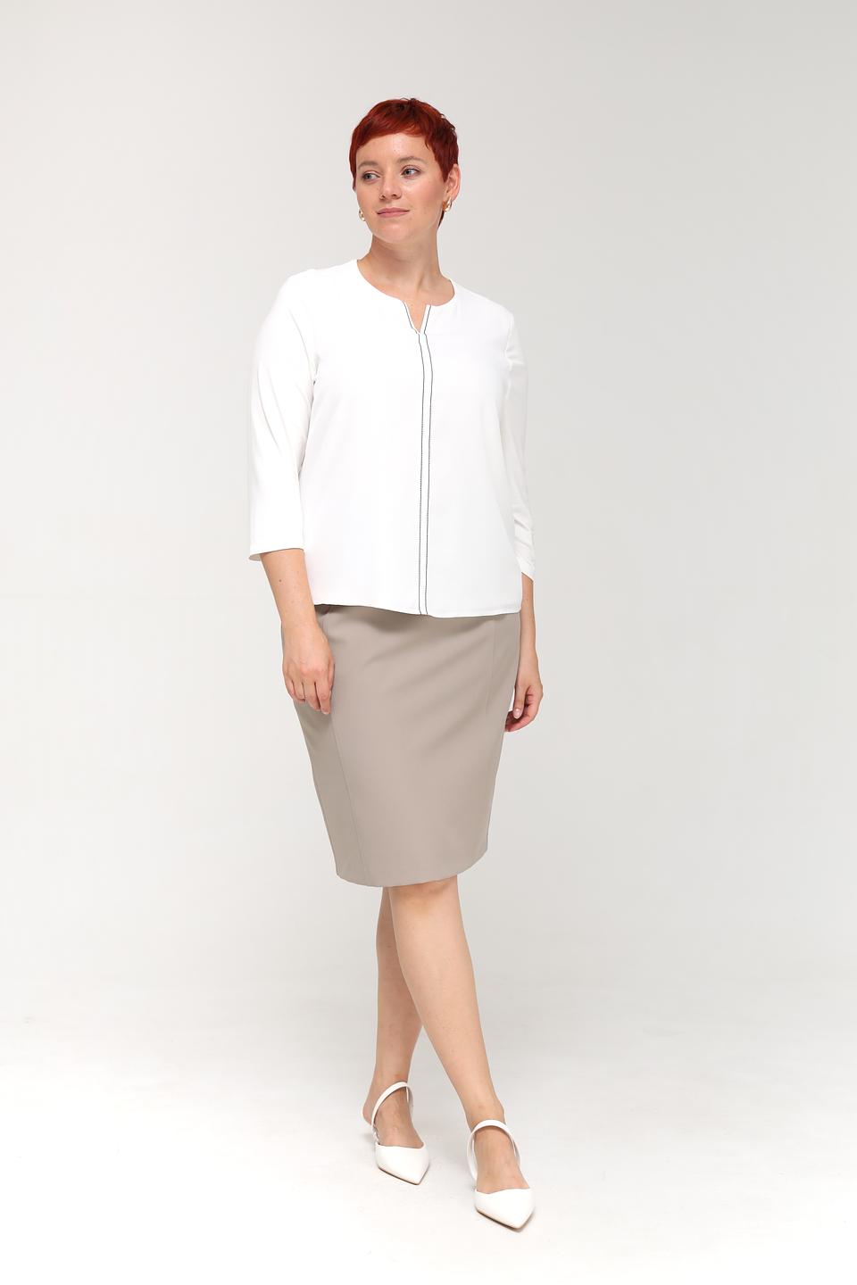 Юбка Frank Walder бежевая